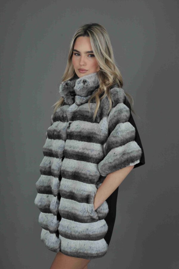 Faux Fur and Wool Parka